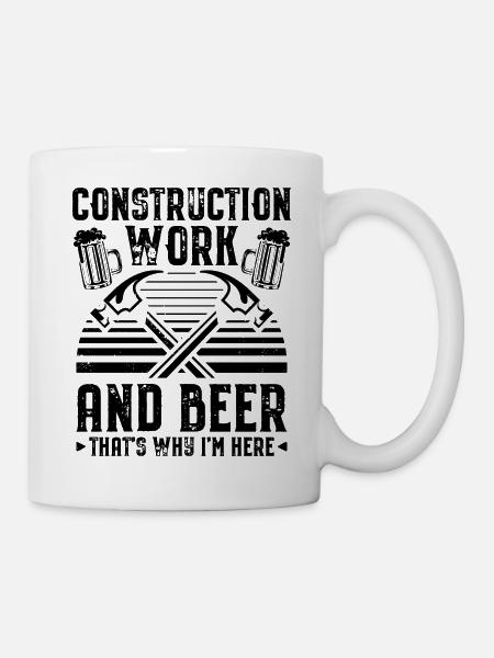 Handwerker Sprüche - Tasse - Weiß
