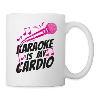 Karaoke Singer Karaoke Is My - Tasse - Weiß - Rechts