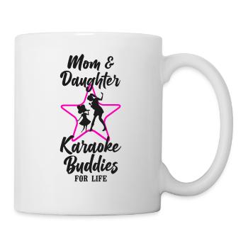 Chanteur de karaoké Maman Mère Et - Mug blanc - blanc - Droite