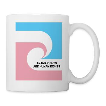Trans - Tasse - Weiß - Rechts