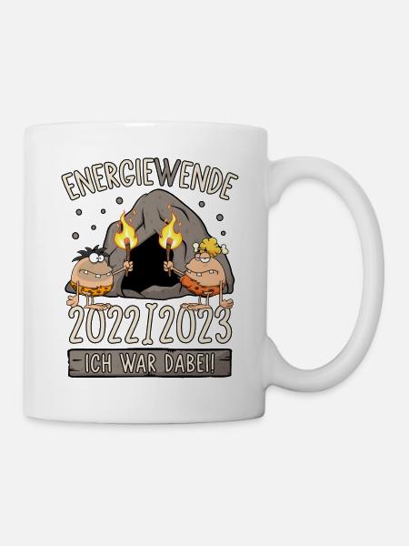 Energiewende 2022/2023 Ich war dabei Stromausfall - Tasse - Weiß