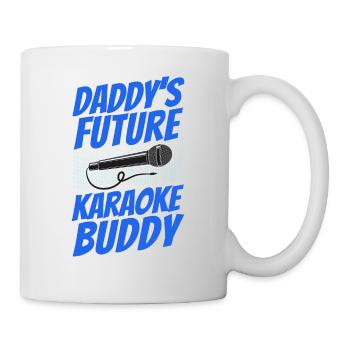 Karaoke Singer Daddy's Future - Mug - white - Right