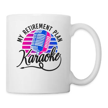 Karaoke Singer Retired My - Tasse - Weiß - Rechts