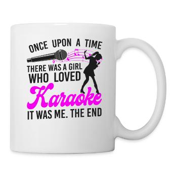 Karaoke Singer Once Upon A Time - Mug - white - Right