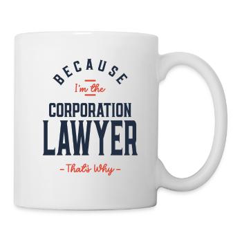 Corporation Lawyer Job Occupation - Mug - white - Right