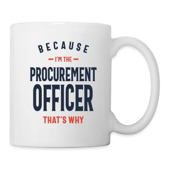 Procurement Officer Job Occupation - Mug - white - Right