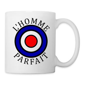 L'homme parfait Cible - Mug blanc - blanc - Droite