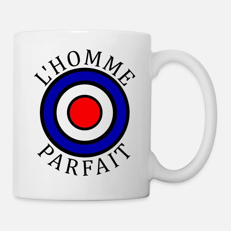 L'homme parfait Cible - Mug blanc - blanc