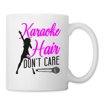 Karaoke Singer Karaoke Hair Don't - Tasse - Weiß - Rechts