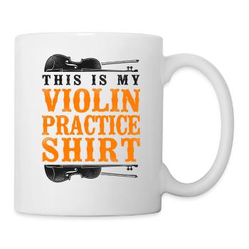 Violon violoniste vintage c’est - Mug blanc - blanc - Droite