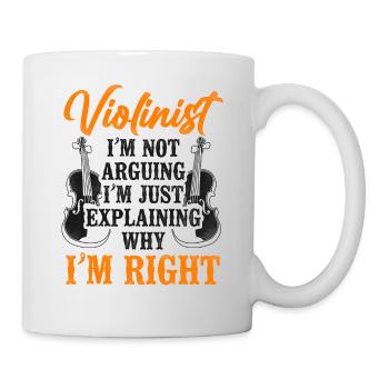 Violon Violoniste Violoniste Vintage Violoniste - Mug blanc - blanc - Droite