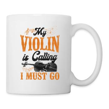 Violin Violinist Vintage My Violin - Tasse - Weiß - Rechts