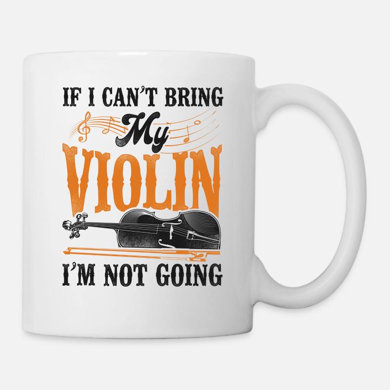 Violon Violoniste Vintage Si I - Mug blanc - blanc