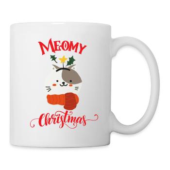 Meom Christmas Cat Noël - Mug blanc - blanc - Droite