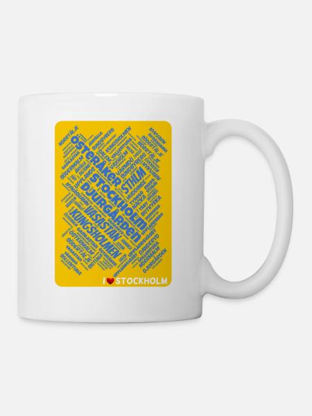 Stockholm - Tasse - Weiß