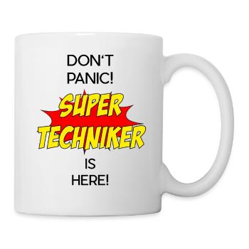 Super Techniker / Super Technician - Tasse - Weiß - Rechts