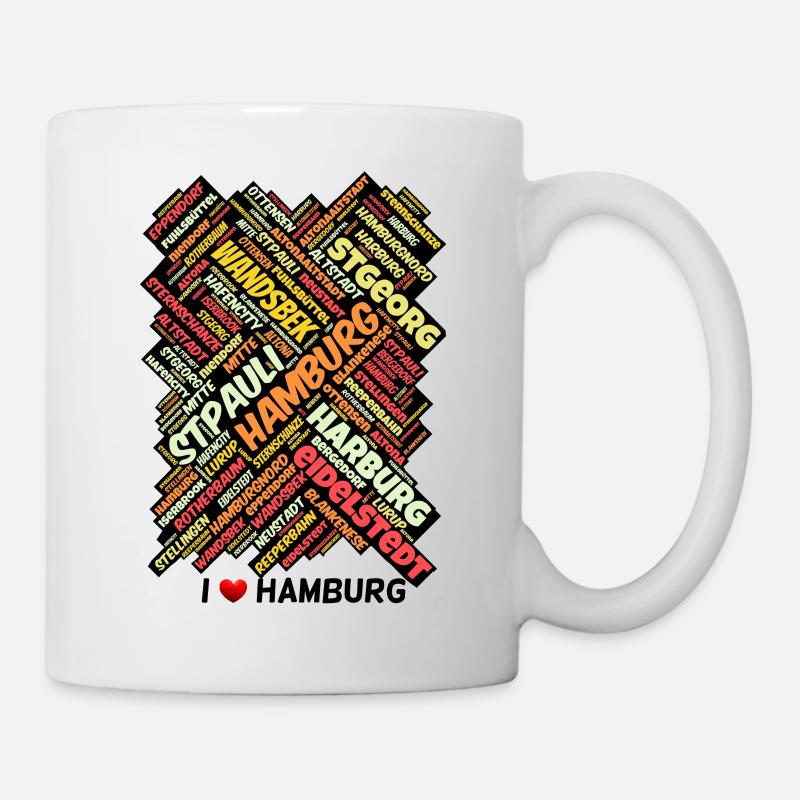 Hamburg - Tasse - Weiß