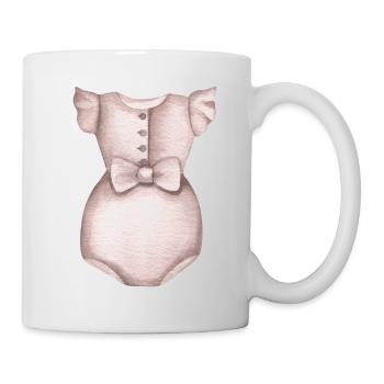 Rosa Kleid - Tasse - Weiß - Rechts