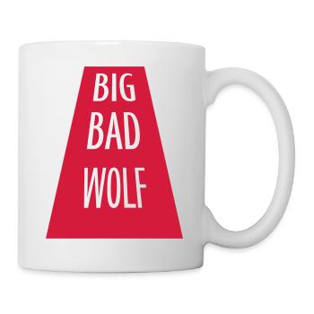 Citation du grand méchant loup - Mug blanc - blanc - Droite