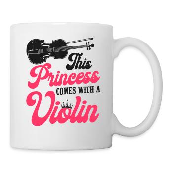 Violoniste Violoniste Fille This - Mug blanc - blanc - Droite