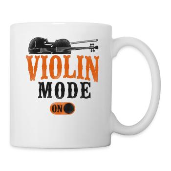 Violin Violinist Vintage Violin - Tasse - Weiß - Rechts