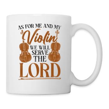 Violoniste Violoniste Jesus Faith - Mug blanc - blanc - Droite