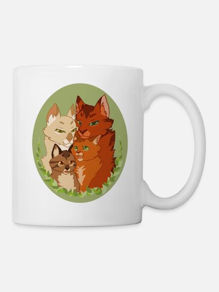Firestar Firestar Squirrel Flight Cats Family - Mug - white