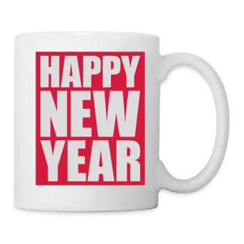 Citation Bonne année - Mug blanc - blanc - Droite