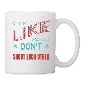 birthday present child heart gift jokes - Tasse - Weiß - Rechts