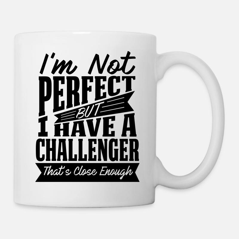 PERFEKT MIT CHALLENGER - Tasse - Weiß