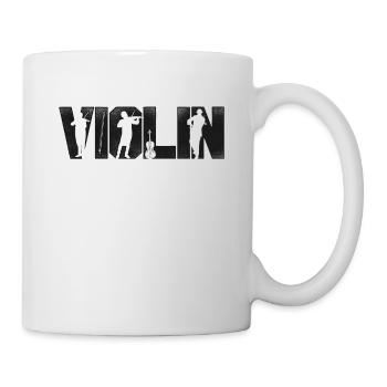 Violin Violinist Vintage Violin - Tasse - Weiß - Rechts