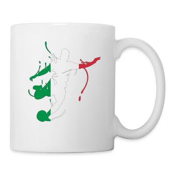 Italy World Cup Flag Football - Mug - white - Right