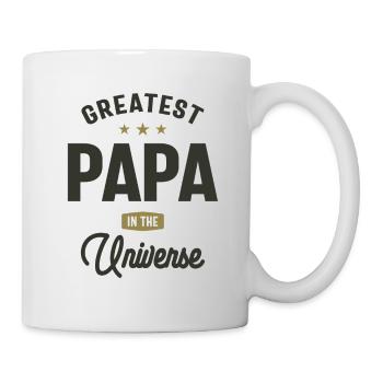 Greatest Papa in The Universe - Dad Grandpa - Mug - white - Right