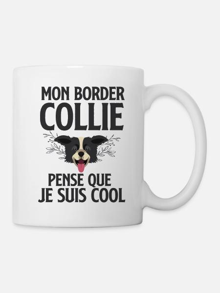 Mon Border collie - Mug blanc - blanc