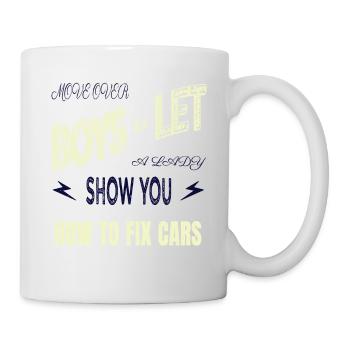 birthday gift idea aircraft mechanic - Tasse - Weiß - Rechts