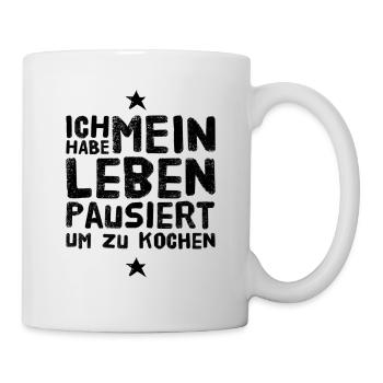 Mein Leben Design - Tasse - Weiß - Rechts