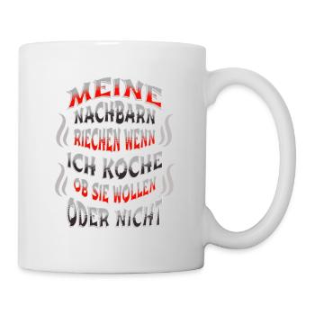 Nachbarn Design - Tasse - Weiß - Rechts