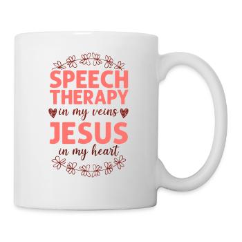 Speech Therapist Therapy Assistant - Tasse - Weiß - Rechts
