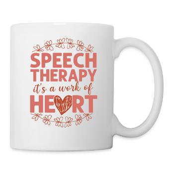 Speech Therapist Therapy Assistant - Tasse - Weiß - Rechts
