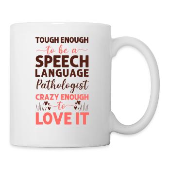 Speech Therapist Therapy Assistant - Tasse - Weiß - Rechts
