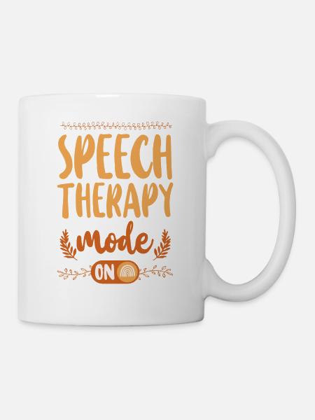 Speech Therapist Therapy Assistant - Tasse - Weiß