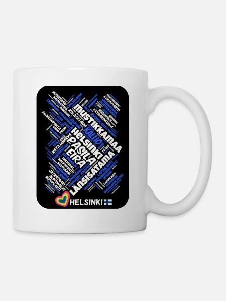 Helsinki - Tasse - Weiß