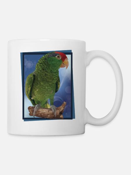Der Tamaulipas-Papagei - Tasse - Weiß