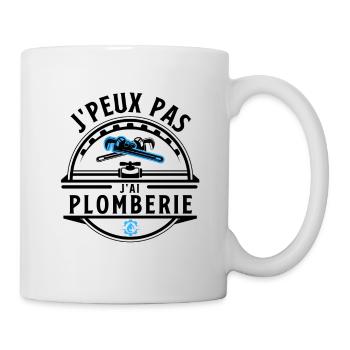 Plomberie - Mug blanc - blanc - Droite
