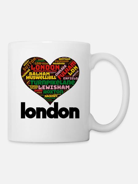 London - Tasse - Weiß