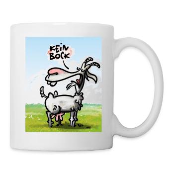 Ziege - Tasse - Weiß - Rechts