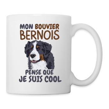 bouvier bernois - Mug blanc - blanc - Droite