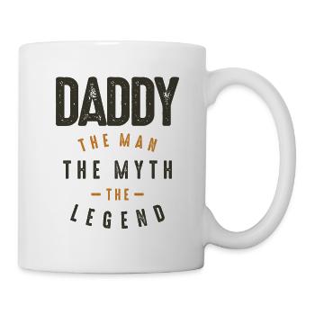 Daddy The Man The Myth The Legend - Mug - white - Right