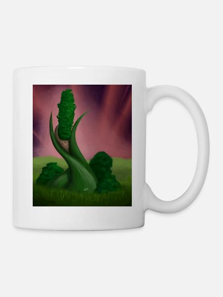 Abstract plant illustration - Mug - white