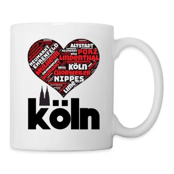 Cologne - Mug blanc - blanc - Droite